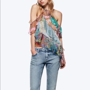 Ruffled PatchWork Top
